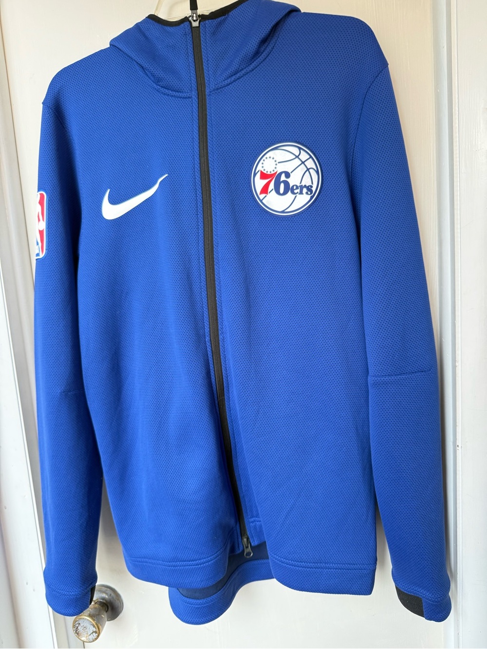 Nike Blue Philadelphia 76ers Full-Zip Hoodie Jacket